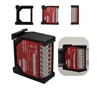 DIN Rail Holder Suitable for Shelly 1PM GEN4 DIN Rail Adapter - Various Colours Available (Black)