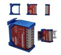 DIN Rail Holder Suitable for Shelly 1PM GEN4 DIN Rail Adapter - Various Colours Available (Blue)