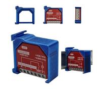 DIN Rail Holder Suitable for Shelly 1PM GEN4 - Various Colours - Opening Bottom (Blue)