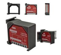 DIN Rail Holder Suitable for Shelly 1PM GEN4 - Various Colours - Opening Bottom (Grey)