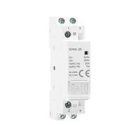 Din Rail Household Modular DC Contactor DC24V 25A 2NC 2NO 1NO1NC 50/60Hz Modular House Contactor DC12V 1Pcs(2P 25A 2NC DC12V)