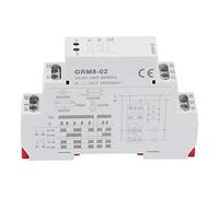 DIN Rail Impulse Relay, Electronic GRM8-02 AC230 Pulse Relay GRM8-02 Electronic Impulse Relay Latching Relay Memory Relay AC 230V