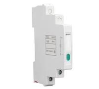 Din Rail Indicator Light LED AC DC Modular Mount JD9-H1D for Telecommunications Electrical Lines (Green)