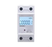 DIN Rail KWH Meter 230V Flame-Retardant ABS(Ordinary) | Accurate kWh tracking, for real-time data, compact 81x43x36mm, fits DIN rail, residential use