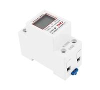 Din Rail LCD Digital Display Single Phase Reset Zero Energy Meter kWh Power Consumption Energy Electric Meter Wattmeter 220V 80A(DDS2216-2)