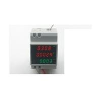 Din rail LED AC 200-450V 0-100.0A voltmeter ammeter display active power and power factor time meter voltage current