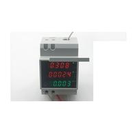 Din rail LED AC 80-300V 0-100.0A voltmeter ammeter display active power and power factor time meter voltage current
