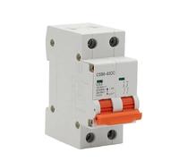 DIN Rail MCB,Household AC Contactor 1P 2P 3P 4P DC 250V-1000V 10Solar Mini Circuit Breaker MCB Fuse PV System Solar Engery 3/6/10/16/20/25/32/40/50/63/80/100/125A(2,125A)