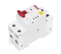 DIN Rail MCB,Household AC Contactor 2P AFDD-63 AFCI Arc Fault Protector Device Circuit Breaker Interrupte Overload Earth Leakage Short Voltage Protection(25A)
