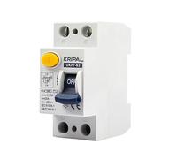 DIN Rail MCB,Household AC Contactor 2P Residual Differential Current Circuit Breaker RCCB RCD 30mA 300mA 4P Earth Leakage 16A 25A 40A Rccb Type AC(2,80A 300mA)