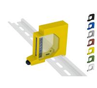 DIN Rail Mount / Adapter Single for Shelly RGBW2 DIN Rail Bracket (35 mm) (Yellow (Prime))