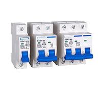 Din Rail Mount Breaking Capacity DZ47 1-4 Pole 3A/6A/10A/16A/20A/32A/40A/50A/63A 400V C Type Mini Circuit Breaker MCB 35mm 1Pcs(4,20A)