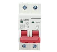 DIN Rail Mount Miniature Circuit Breaker 2P 40A DC 1000V, Isolator Switch for Solar PV Systems, Marine Power, DC Circuits (63A)