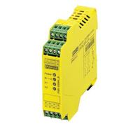 DIN Rail Mount Safety Relay, 3PST-NO, SPST-NC, 6A - 2963776