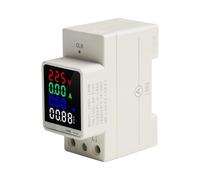 DIN Rail Mountable Digital Electricity Meter with Color Display Efficient Monitoring Tool at Home or Work