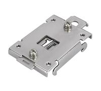 Din Rail Mounting Clip, 35MM Stainless Steel Solid State Relay Clip Din Rail Fixed Clip with Mounting Screws Resistant Fixture for Single Phase Relay.