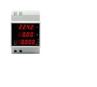 DIN-rail Multi-function Meter D52-2042 D52-2047 Digital LED Voltage Current Active Power Factor Meter AC80-300V 100A(D52-2048,AC 200-450V)
