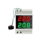 DIN-rail Multi-function Meter D52-2042 Digital LED Voltage Current Active Power Factor Energy Meter AC80-300V 100A(External CT,AC80V-300V)