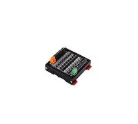 Din Rail PLC DC Amplifier Board Transistor Output 4/8/12/16 NPN/PNP Compatible 5V-24V Optical Lotus Isolation Anti-Interference(8negative outputs)