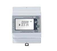 Din Rail Power Meter, SDM630MCT Three Phase Energy Meter 1/5A CT connected Mutli Function Four Module RS485 port Modbus