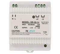 DIN Rail Power Supply DR Series Adjustable LED Switching Natural Cooling High Safety for Electric Control Cabinet (DR-30-24)