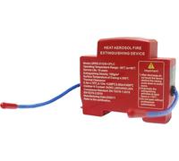 DIN Rail Retardant Device Automatic Fire Extinguishing Device Dual-Line Snap-On Guide Rail Extinguishers Non-Pollution Heat Aerosol Fire Extinguishers For Distribution Cabinet And Meter Box