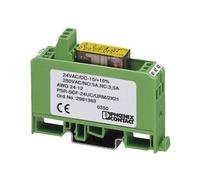 DIN Rail Safety Relay, DPDT, 24V DC, 5A - 2981363