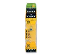 DIN Rail Safety Relay Module, 3PST-NO, 24V DC, 6A, Spring Clamp - 751104