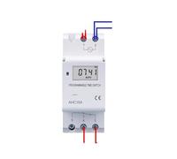 Din Rail single phase Weekly 7 Days Programmable Digital TIME SWITCH Relay Timer Control AC 220V 230V 12V 24V 48V 16A NWPNLXEA(30A,12V AC DC)