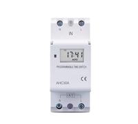 Din Rail Single Phase Weekly 7 Days Programmable Digital TIME SWITCH Relay Timer Control AC 220V 230V 12V 24V 48V 16A 1Pcs 1Pcs(15A,48V AC DC)
