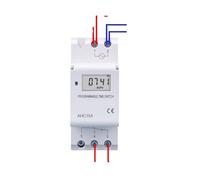 Din Rail single phase Weekly 7 Days Programmable Digital TIME SWITCH Relay Timer Control AC 220V 230V 12V 24V 48V 16A BIANMTSW(30A,24V AC DC)