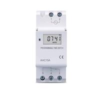 Din Rail Single Phase Weekly 7 Days Programmable Digital TIME SWITCH Relay Timer Control AC 220V 230V 12V 24V 48V 16A 4Pcs(30A,110V AC DC)