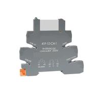 Din Rail Slim Relay Module 41F-1Z-C4-1 Integrated PCB Mount Power Relay With Relay Holder 12V 24V AC DC 220V Relay Socket 6.2mm(L)
