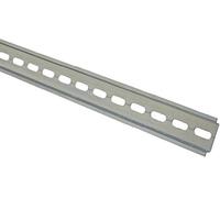 DIN Rail, Slotted Top Hat, 35X7.5mm, 1M, Slotted Top Hat DIN Rail, for Use with DIN Rail Mountable Components, Length 1M