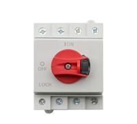 Din Rail Solar PV DC 4P 32A 1000V Rotating Handle Isolator Rotary Switch Disconnector For Solar distribution box IINKUEYK(EAPV-N324-W)