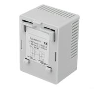 DIN Rail Thermostat, Compact Mechanical Temperature Controllers Thermostat Switch Temperature Controller For Fire Equipment(ZR011 Red+Blue)