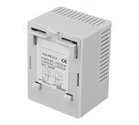 DIN Rail Thermostat Temperature Controller with Bimetal Sensor, Mechanical Programmable Switch for Heaters or Fan Control in Control Cabinet, Infinitely Adjustable 0-60°C (ZR011 Red + Blue)