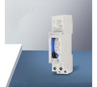 Din Rail Timer Switch Relay, Programmable Din Rail Mounting Digital Time Switch, Mechanical Time Switch, 16A 230VAC for Home