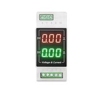 Din Rail Type DC Digital Display 100V Voltmeter 20A Ammeter 50A Digital Integrated Meter 1000V(DC0-600V 50A)(DC0-600V 10A)