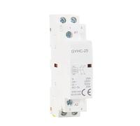 Din Rail Type Household Modular Contactor 2P 16A 20A 25A 2NC 2NO 1NO1NC 50/60Hz Automatic AC(2P 20A 2NC 220V)