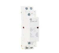 Din Rail Type Household Modular Contactor 2P 16A 20A 25A 2NC 2NO 1NO1NC 50/60Hz Automatic AC Contactor(2P 25A 2NO 220V)