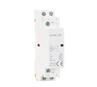 Din Rail Type Household Modular Contactor 2P 16A 20A 25A 2NC 2NO 1NO1NC 50/60Hz Automatic AC Contactor(2P 16A 2NO 220V)