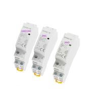 Din Rail Type Household Modular Contactor 2P 16A 20A 25A 2NC 2NO 1NO1NC 50/60Hz Automatic AC Contactor AUOQKQUT(2P 25A 1NO1NC 220V)