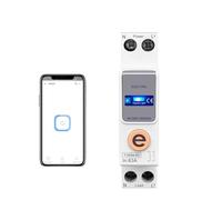 Din Rail WIFI Circuit Breaker Smart Switch Remote Control by Ewelink Smart Home 18mm 63A without metering function(16A)