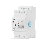Din Rails Double Power Automatic Transfer Switches Rusts Proof Terminals Electrical Selector for Household Use Short Circuit Protections