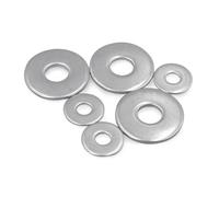 DIN9021 2/50X M2.5 M3 M3.5 M4 M5 M6 M8 M10 M12 M14 M16 A2-70 304 Stainless Steel Large Size Big Wider Flat Washer Plain Gasket(M10 5pcs)