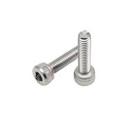 DIN912 M1.6 M2 M2.5 M3 M4 M5 M6 M8 Hexagon Hex Socket Head Cap Allen Bolt Screw 304 A2-70 Stainless Steel Black Grade 12.9(304 stainless steel,M2x5mm 100pcs)