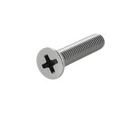 DIN965 304 Stainless Steel Screws Metric Thread Cross Flat Head Countersunk Bolt KM1.4-KM8 Computer Metal Machine Screw(22mm,KM2 (100Pcs))