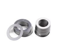 DIN988 0.1mm Precision Shim Ring M1.5 M2 M3 M4 M5 M6 M7 M8 M9 M10 M11 M12~M30 304 Stainless Steel Adjust Thin Flat Washer(M6X10XH (100PCS)_(H) THICKNESS 0.1MM)