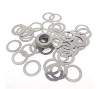 DIN988 M2 M3 M4 M5 M6 M7 M8 304 Stainless Steel Thin Flat Washer Set Adjusting Shim Plain Gasket Assortment 250pcs(Set F 0.3mm)